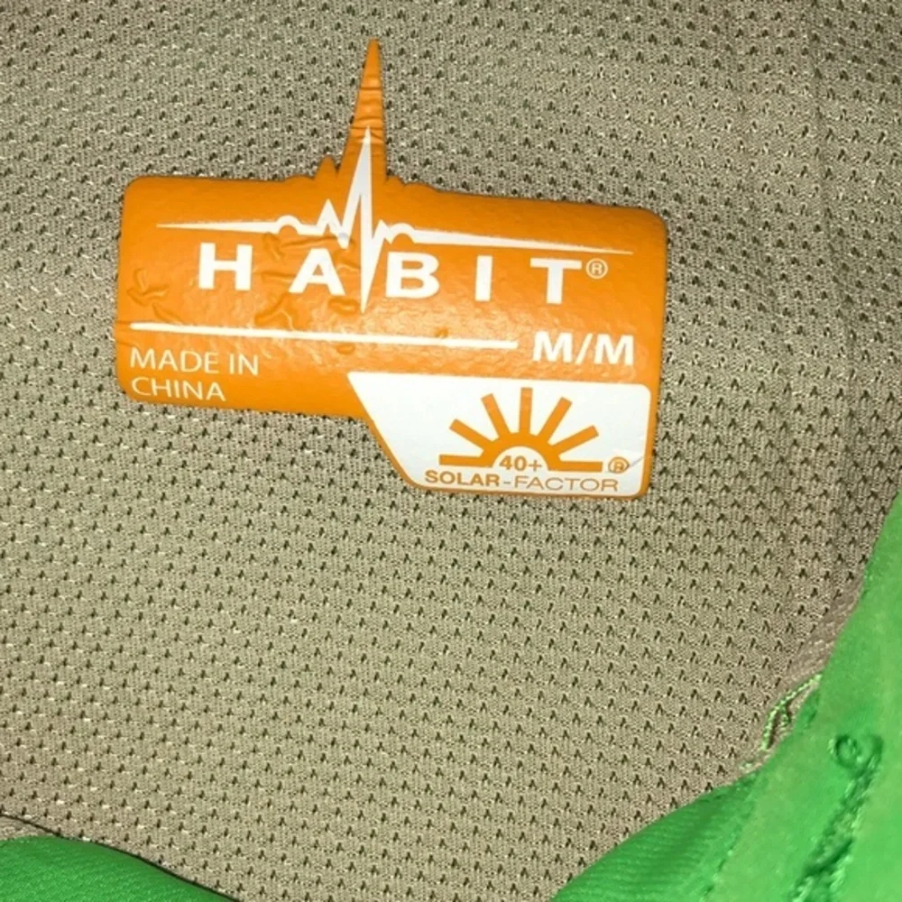 Habit‎ Vented Short Sleeve River Shirt Green Size M